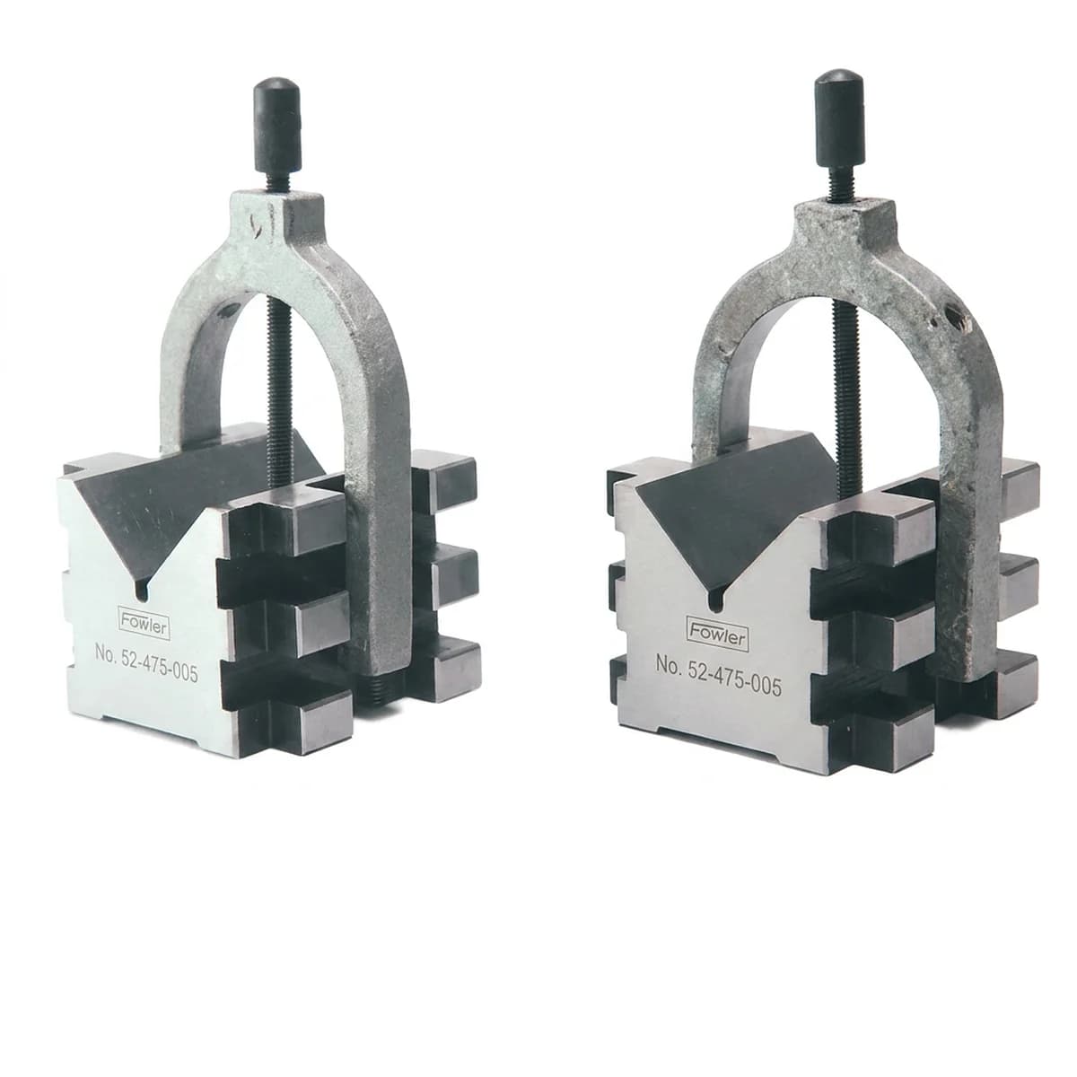 Crystal Hardened & Ground Tool Room V Block with Clamp — image 1