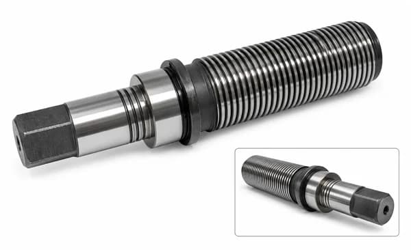 Pentagon Lead Screw for Hydraulic Vise Cylinder Locking and manual Locking