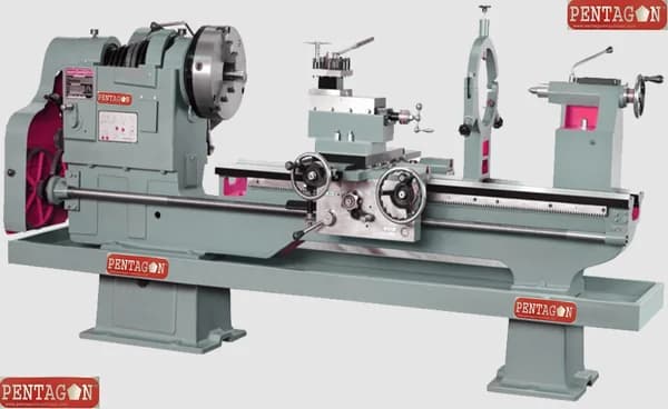 PENTAGON Heavy Duty Belt Driven Lathe Machine 12x13-104 Series
