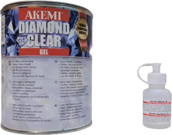 Akemi Diamond Clear Gel/Liquid  Polyester Stone Adhesive