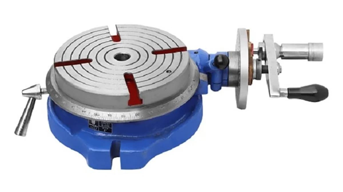 Rotary Milling Table Horizontal and vertical Type Size 6 inch Model APEX-715E (6") — image 3