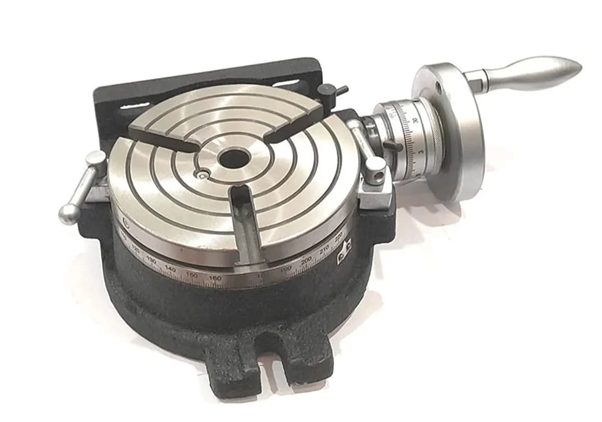 Rotary Milling Table Horizontal and vertical Type Size 6 inch Model APEX-715E (6") — image 5