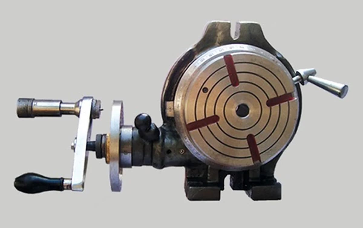 Rotary Milling Table Horizontal and vertical Type Size 6 inch Model APEX-715E (6") — image 16