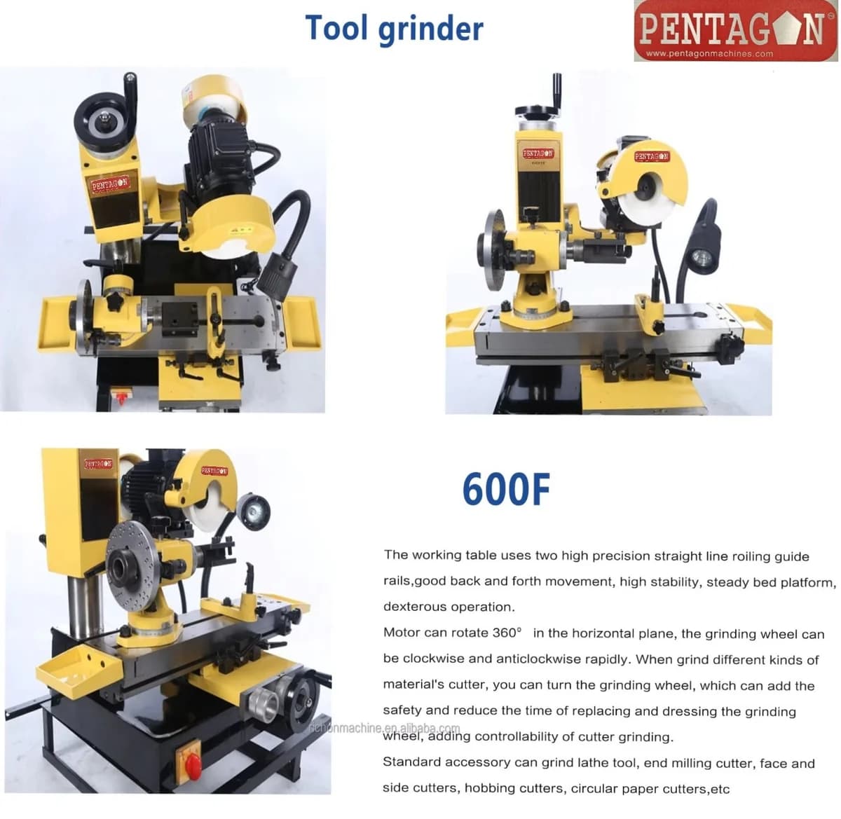 Universal Tool and Cutter Grinder Machine Model : MR-600F — image 11