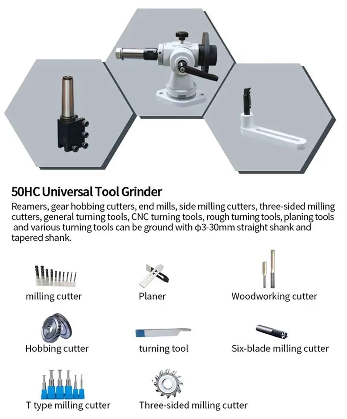 Helical cutting tools grinding Attachment for Universal Tool & Cutter Grinder machine Model 50HC — image 2