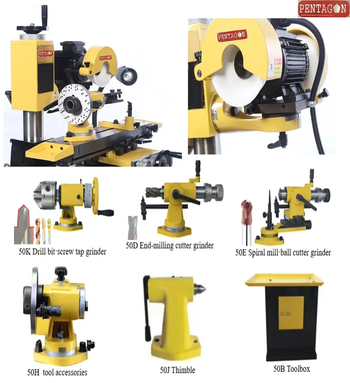 Helical cutting tools grinding Attachment for Universal Tool & Cutter Grinder machine Model 50HC — image 19