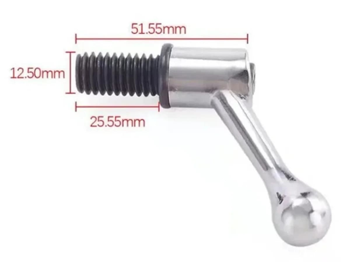  Work table Locking Bolt with Handle Model C03738 for Vertical RAM Turret Milling Machine — image 6