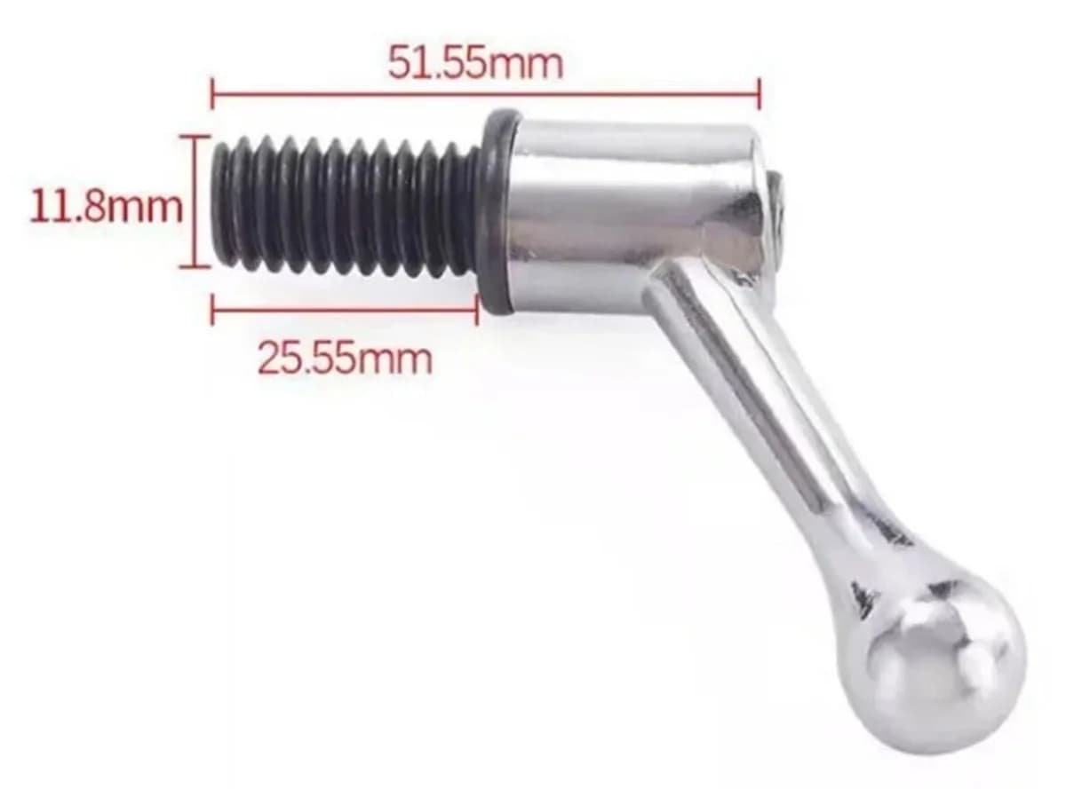  Work table Locking Bolt with Handle Model C03738 for Vertical RAM Turret Milling Machine — image 7