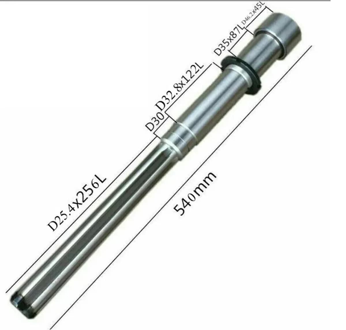Spare: High-Precision Spindle for Vertical RAM Turret Milling Machines with/without Bearing and chuck-nut — image 17