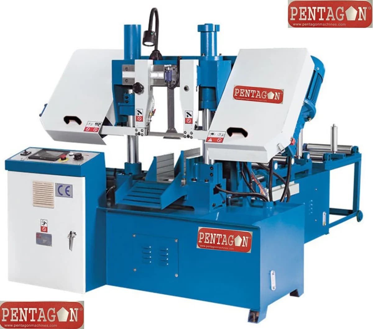 Fully Automatic PLC dis play CNC Double Column Metal Cutting Bandsaw Machine Model GZK4228 — image 4
