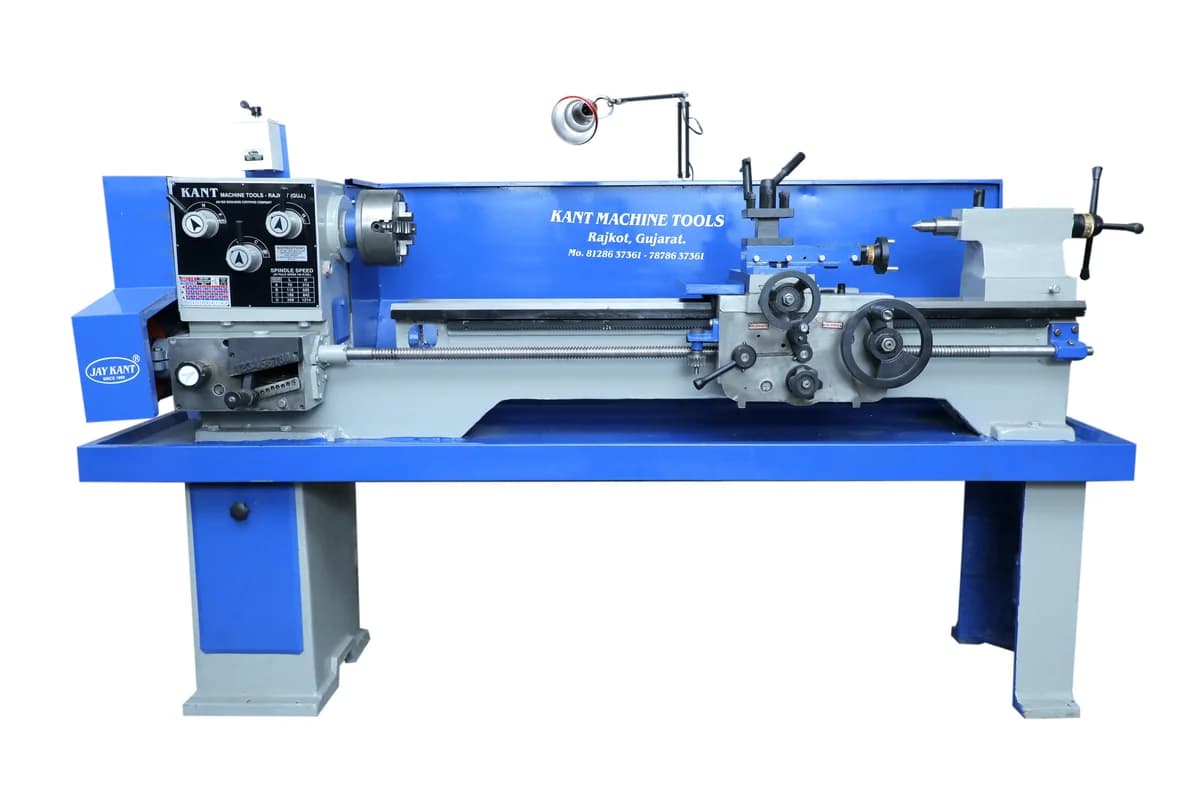 Geared Head Light Duty Lathe Machine model LDAGL-1370/4'6" — image 2