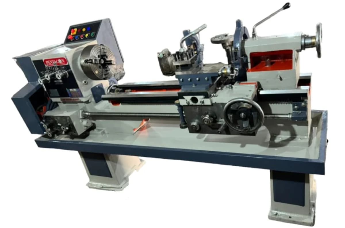 Geared Head Light Duty Lathe Machine model LDAGL-1370/4'6" — image 3
