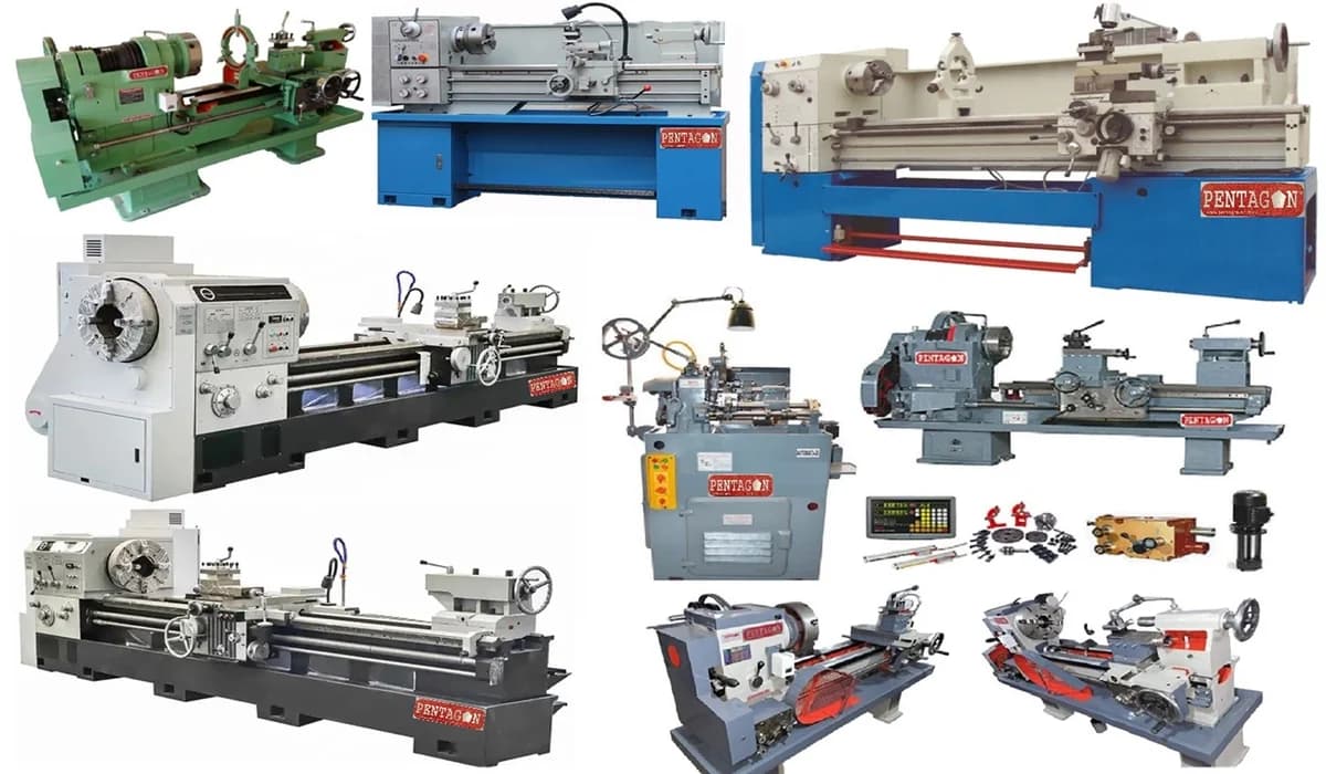 Geared Head Light Duty Lathe Machine model LDAGL-1370/4'6" — image 5