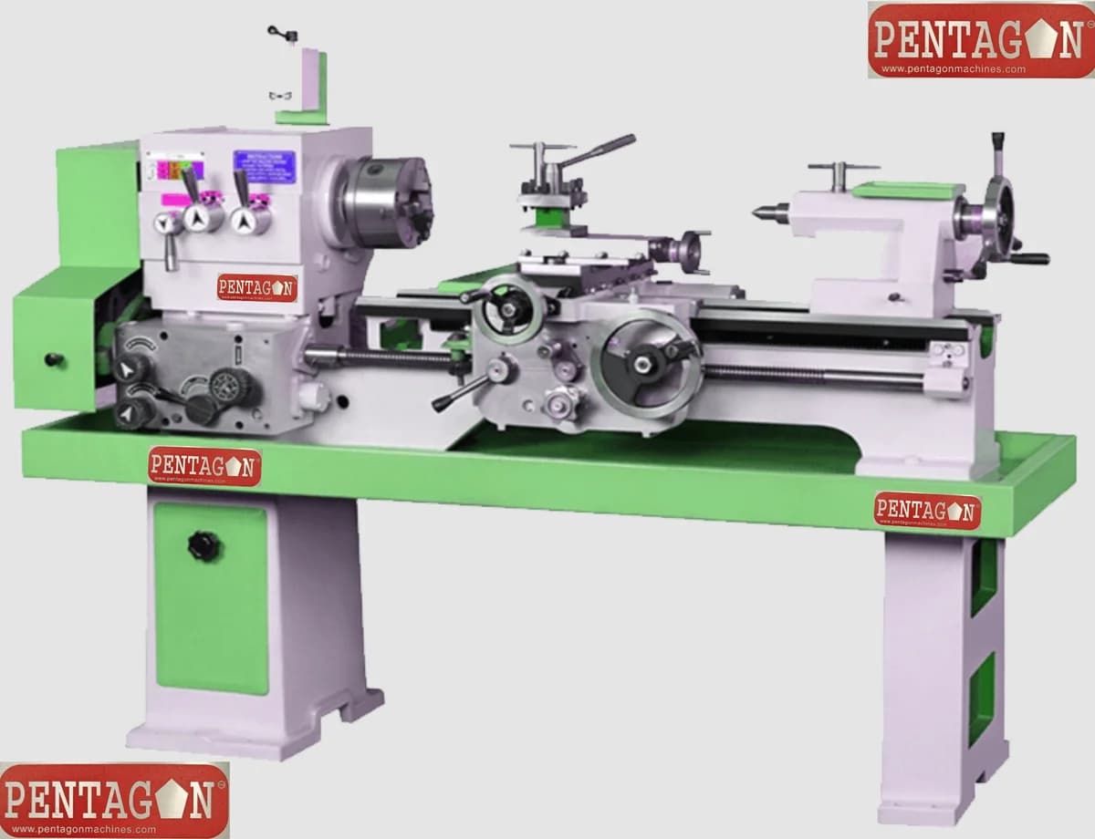 Geared Head Light Duty Lathe Machine model LDAGL-1370/4'6" — image 10