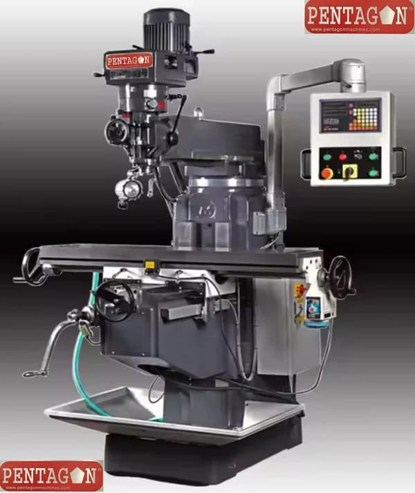 Vertical RAM Turret Milling Machine Model M6T