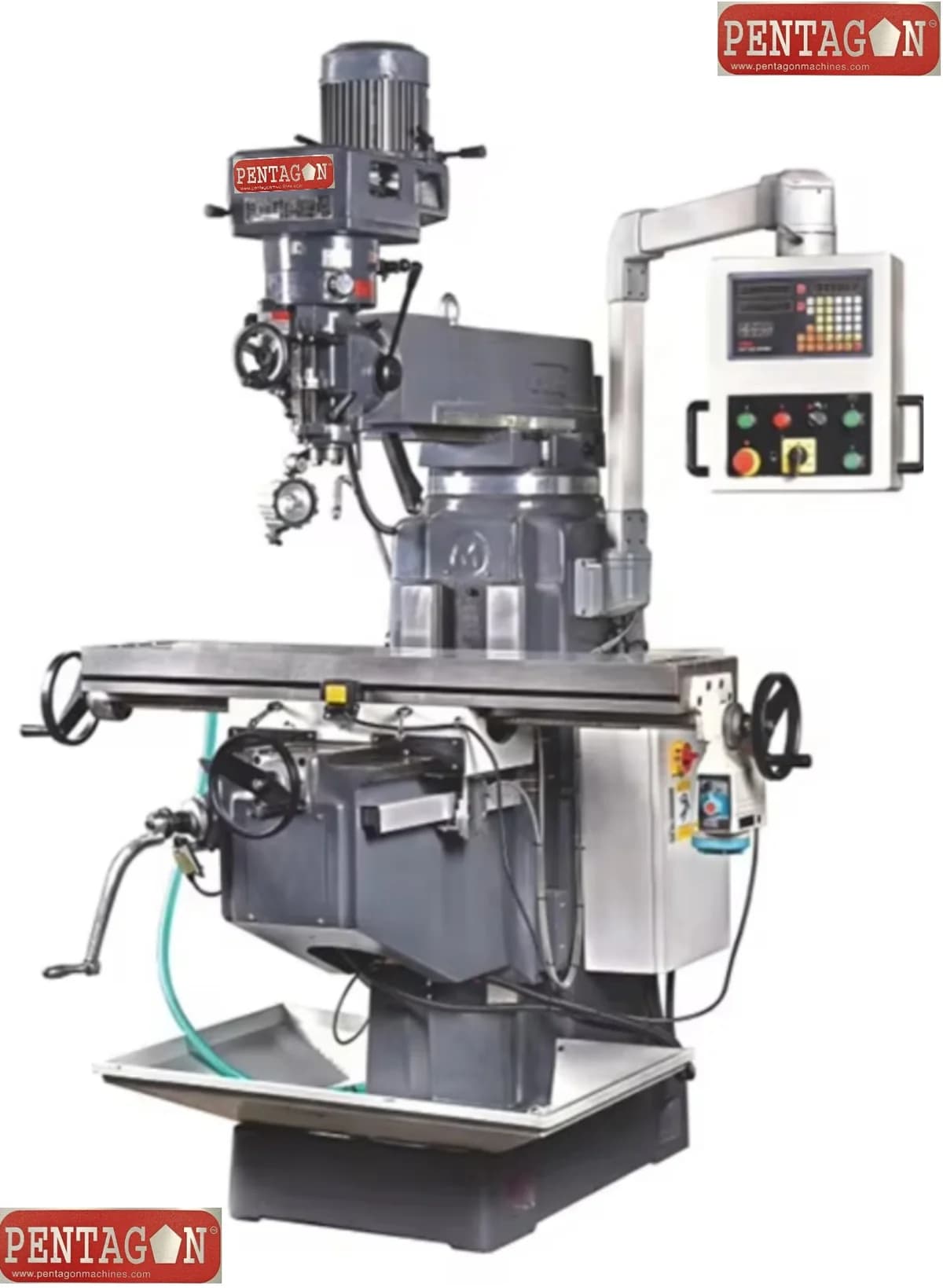 Vertical RAM Turret Milling table Model M4 ISO30 size 1270×254 mm 1-6 — image 2