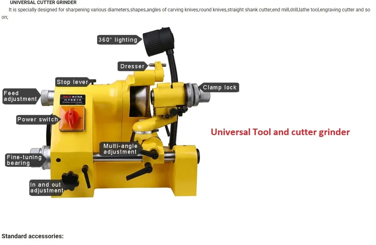 Universal Tool & Cutter Grinder Machine U Series — image 3