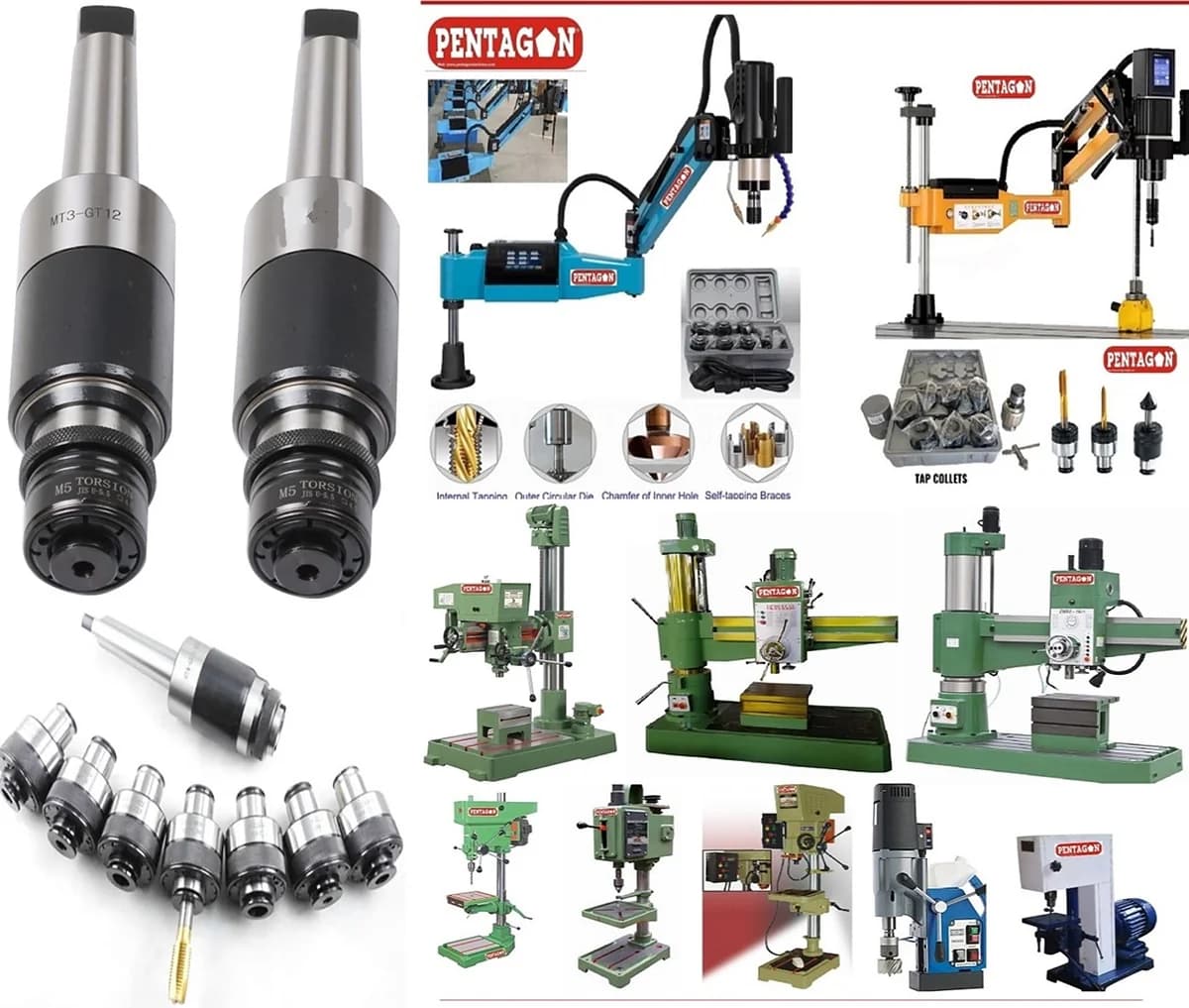 High Precision Tapping Attachment with Quick Change Tap Collet set — image 13