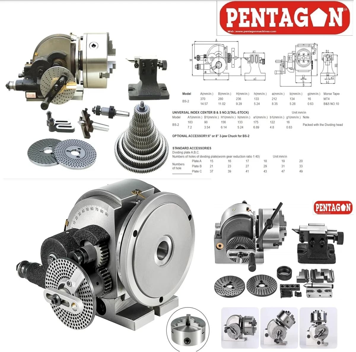 High Precision Universal Dividing Head — image 10