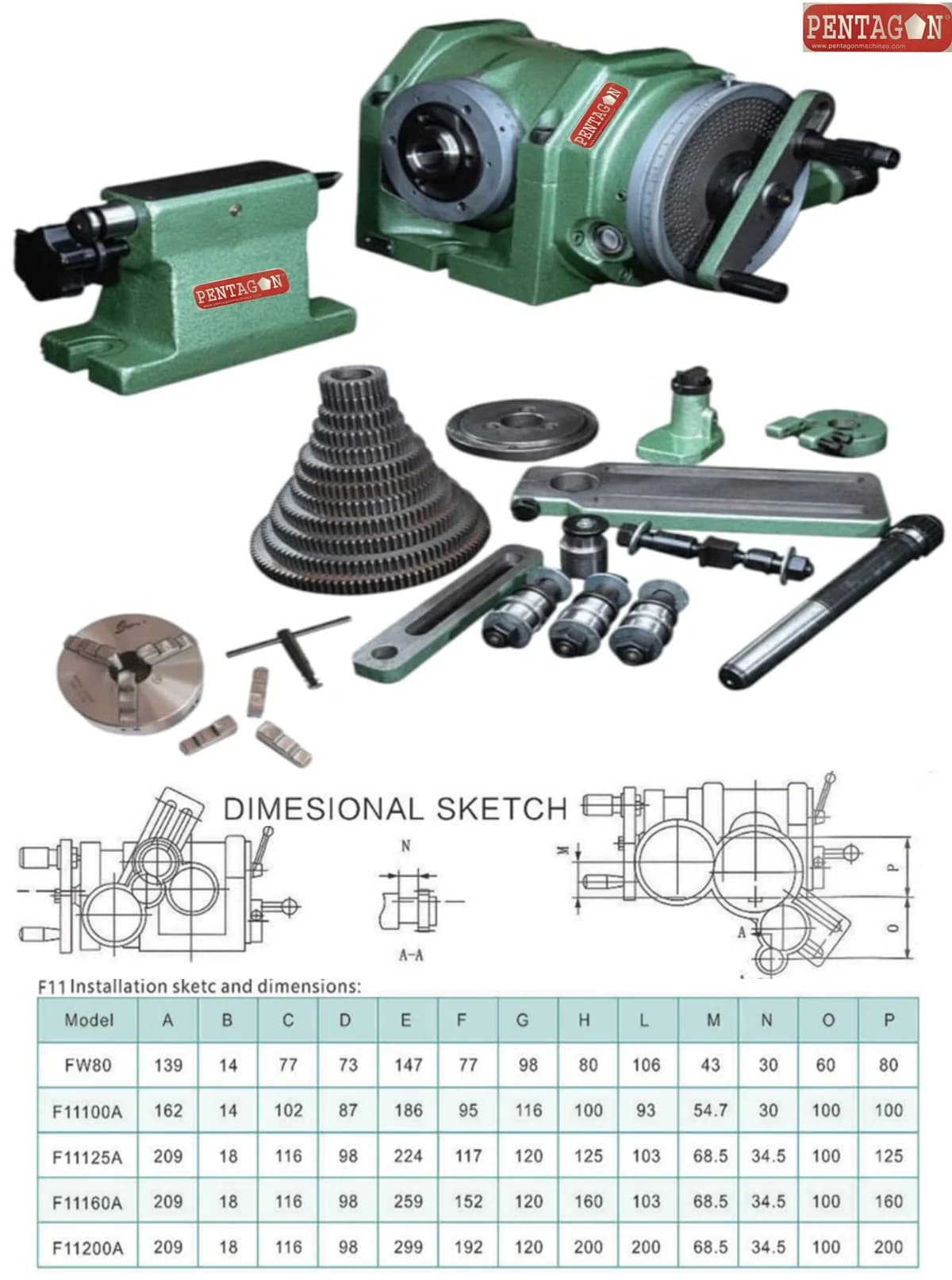 High Precision Universal Dividing Head — image 15