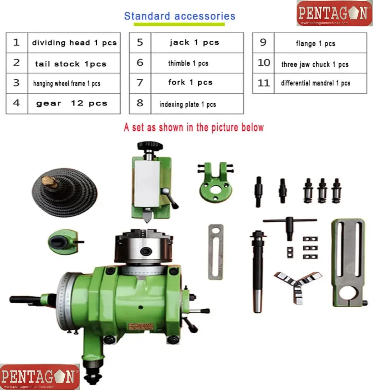 High Precision Universal Dividing Head — image 18