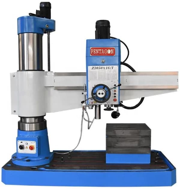 All Geared Auto Feed Radial Drilling Machine with Hydraulic Locking and Feeding Mechanism