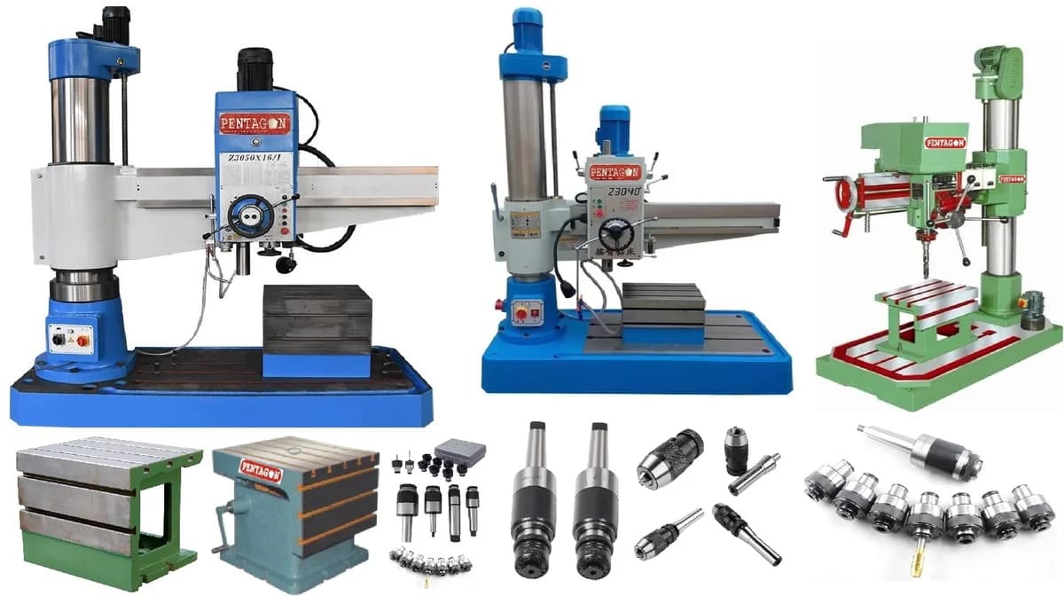All Geared Auto Feed Radial Drilling Machine with Hydraulic Locking and Feeding Mechanism — image 3