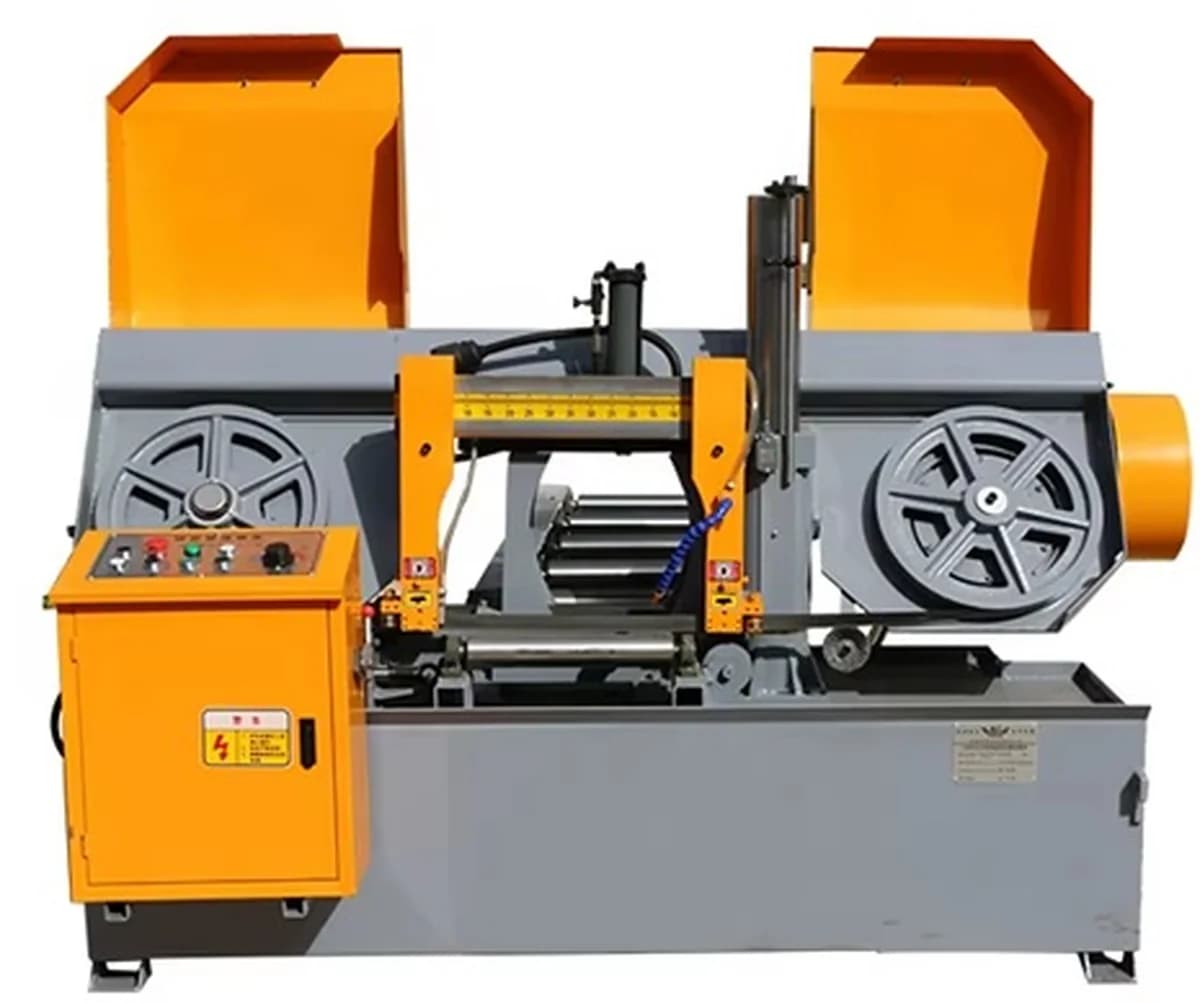  SPARROW Brand Fully Auto (PLC+LM Guide) Hydraulic Heavy Duty Double column Bandsaw machine — image 7