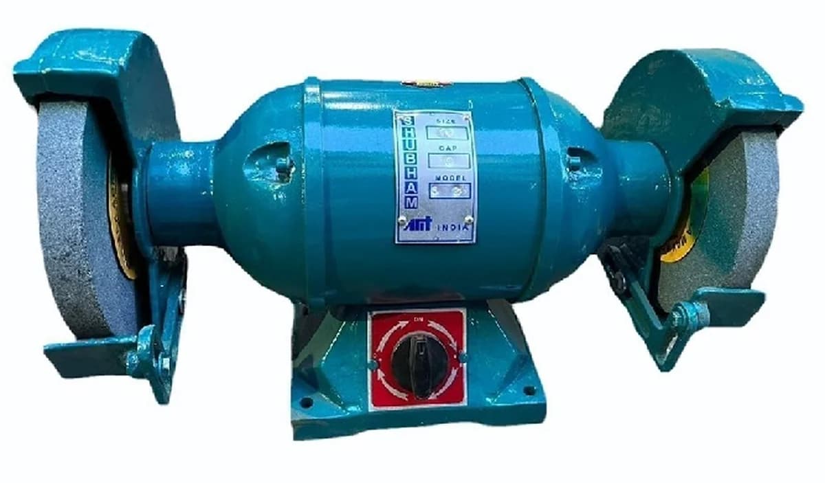 Compact Bench Grinder Machine with Dual Wheel — image 3