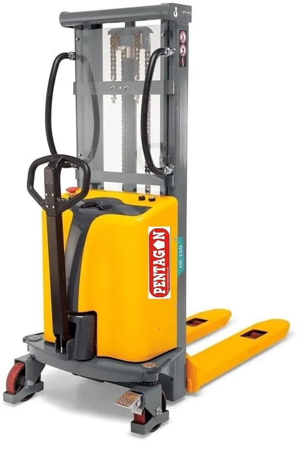 Semi Electric Stacker with Battery and charging chord