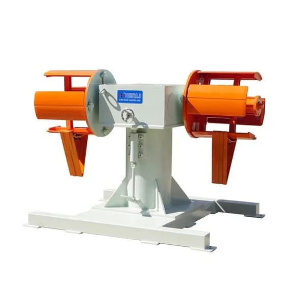 Twin Head Coil Decoiler Machine for Continuous Feeding