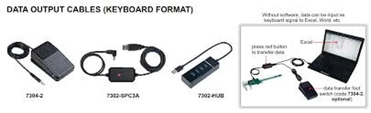DATA OUTPUT CABLES (KEYBOARD FORMAT) — image 2