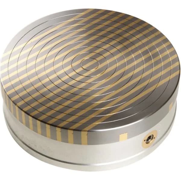 Industrial Round Magnetic Chuck for Portable CMM Inspection Work