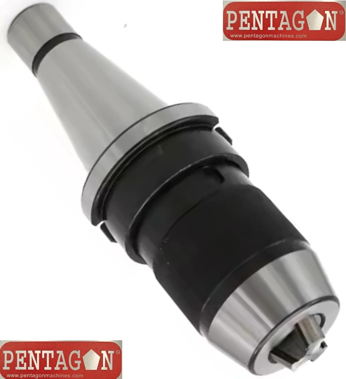 Self Tightening Keyless Drill Chuck with Integral Arbor — image 19