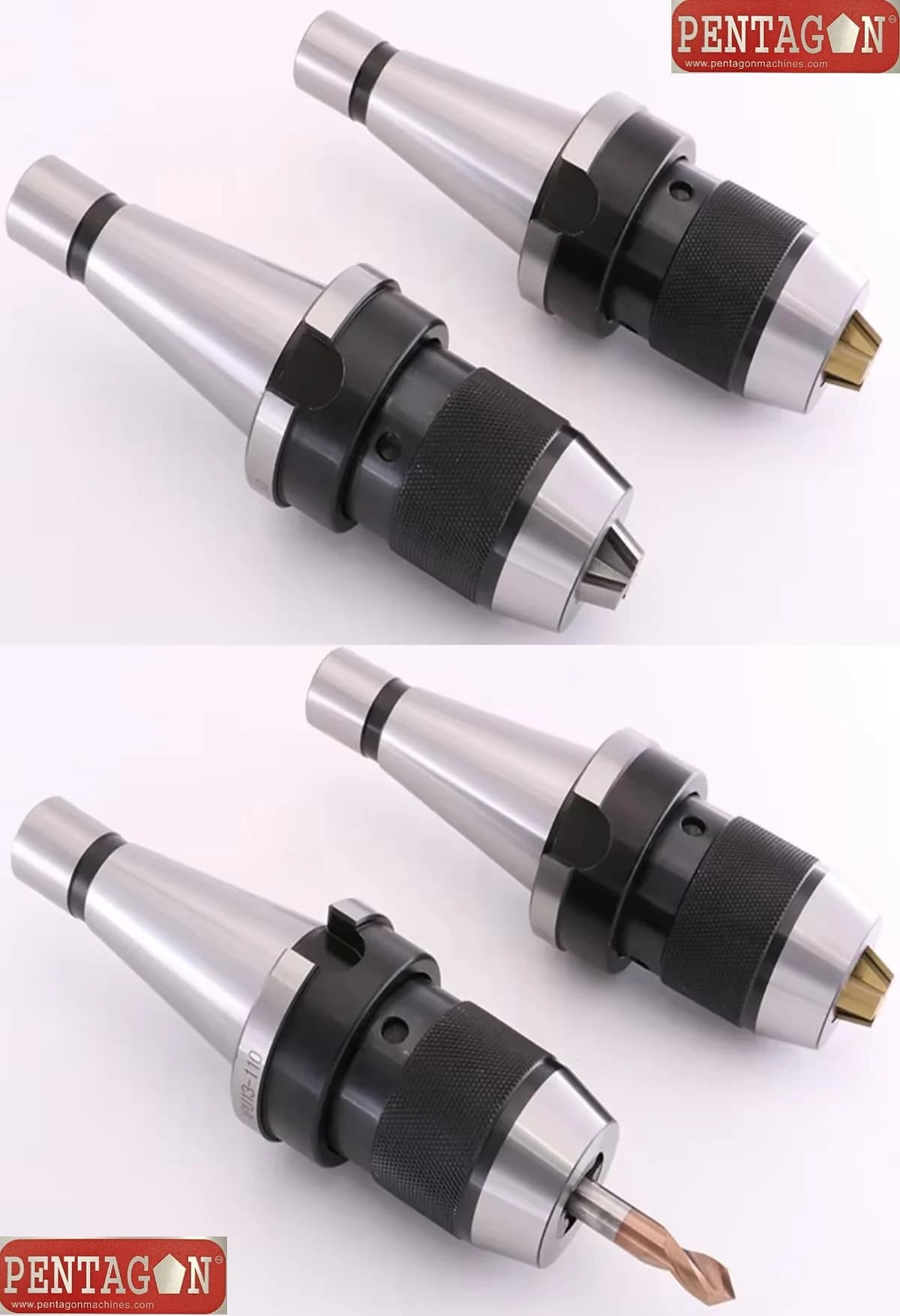 Self Tightening Keyless Drill Chuck with Integral Arbor — image 23