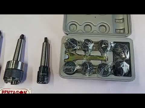 High Precision Tapping Attachment with Quick Change Tap Collet set — demo
