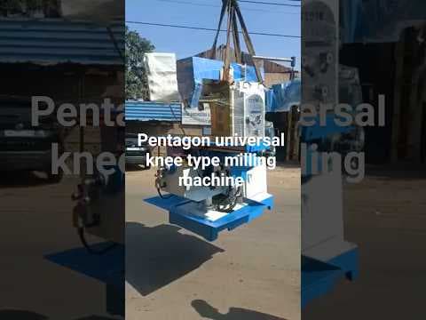 Universal Knee Type Geared Head Milling Machine — demo