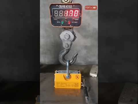 Permanent Magnetic Lifter or lifting magnet — demo