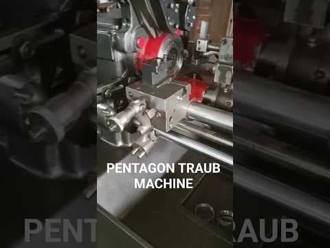 Single Spindle Automat Traub Machine — demo