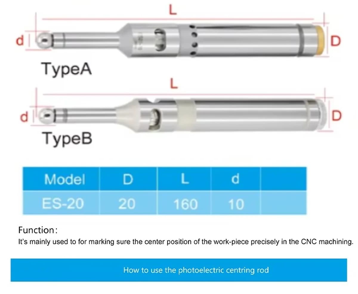 Electronic Light and Beep type Edge Finder Edge Sensor — image 10