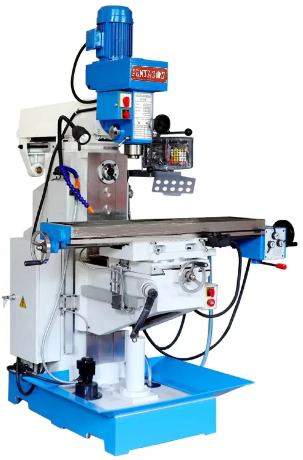 Universal Knee type Geared Head Drilling cum Milling machine — image 6