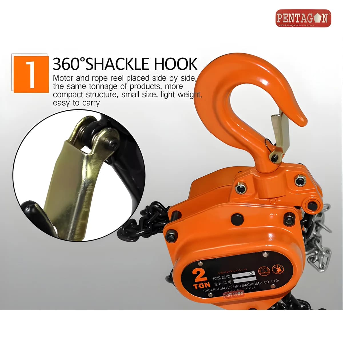 Chain Pulley Blocks 1 ton 3 meter — image 2