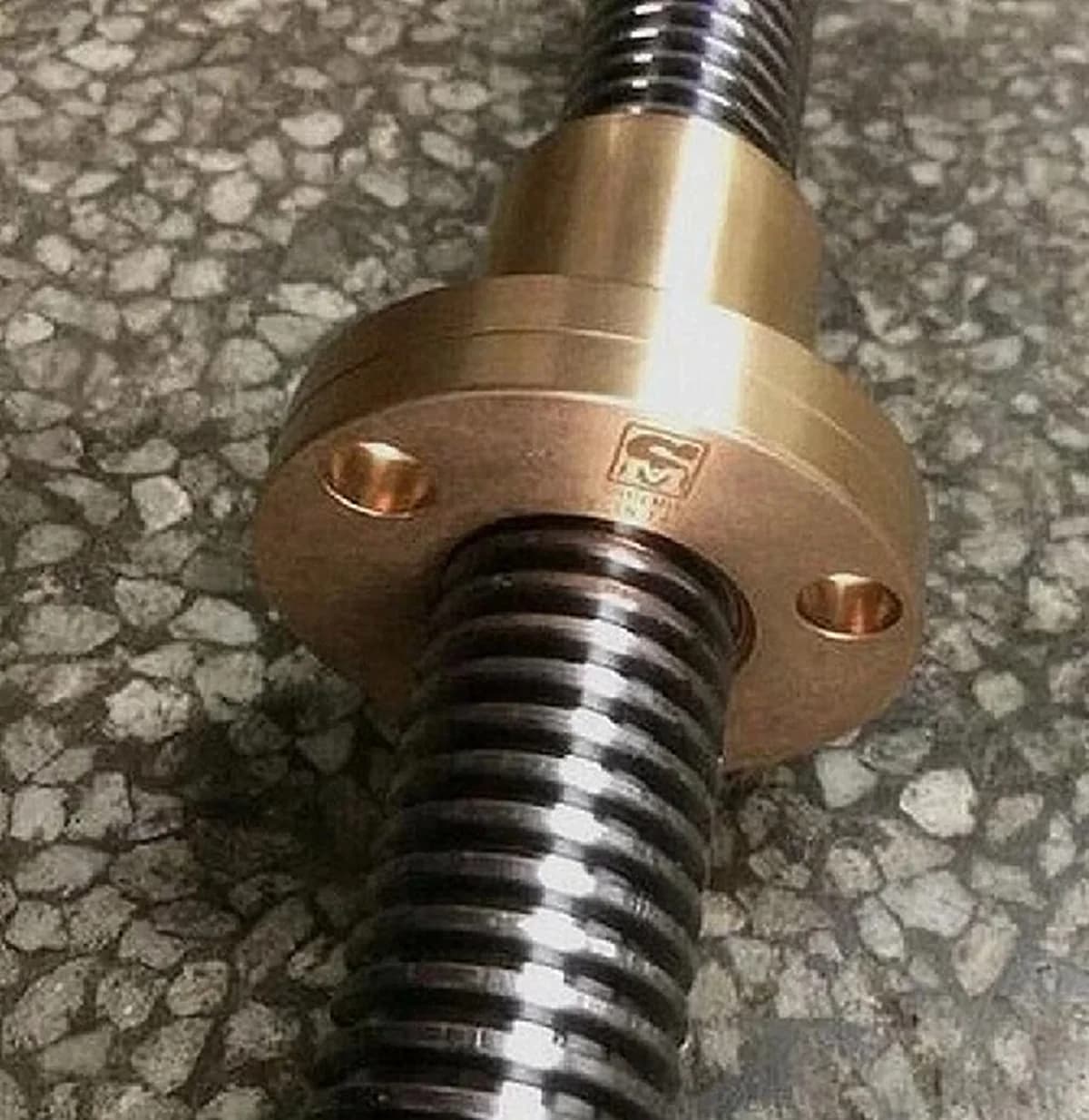 Spare: Mill-Copper/Brass Bush Nut for Lead Screw of Vertical RAM Turret Milling Machine — image 5