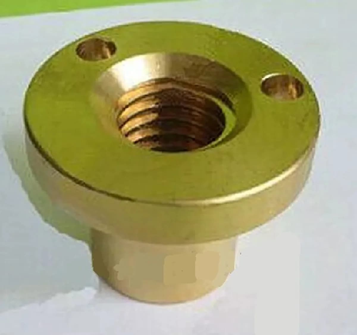 Spare: Mill-Copper/Brass Bush Nut for Lead Screw of Vertical RAM Turret Milling Machine — image 6