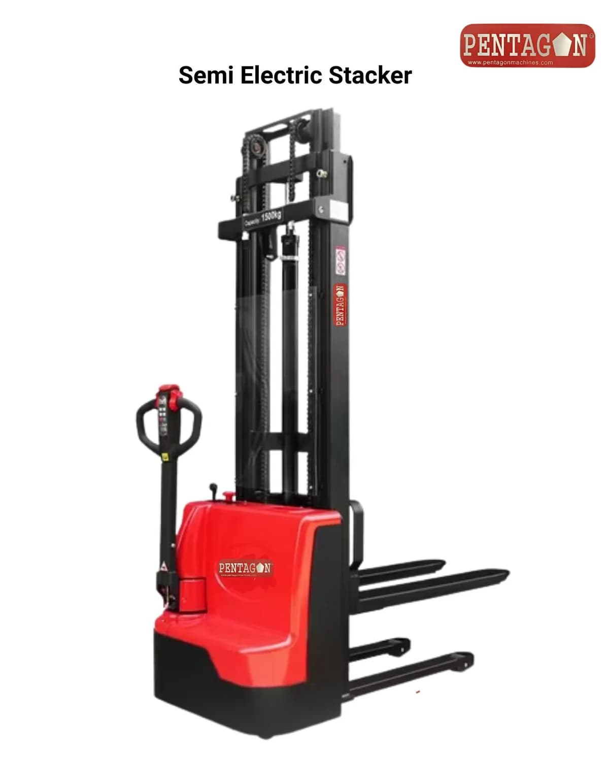 Battery Operated Semi Electric Stacker — image 3