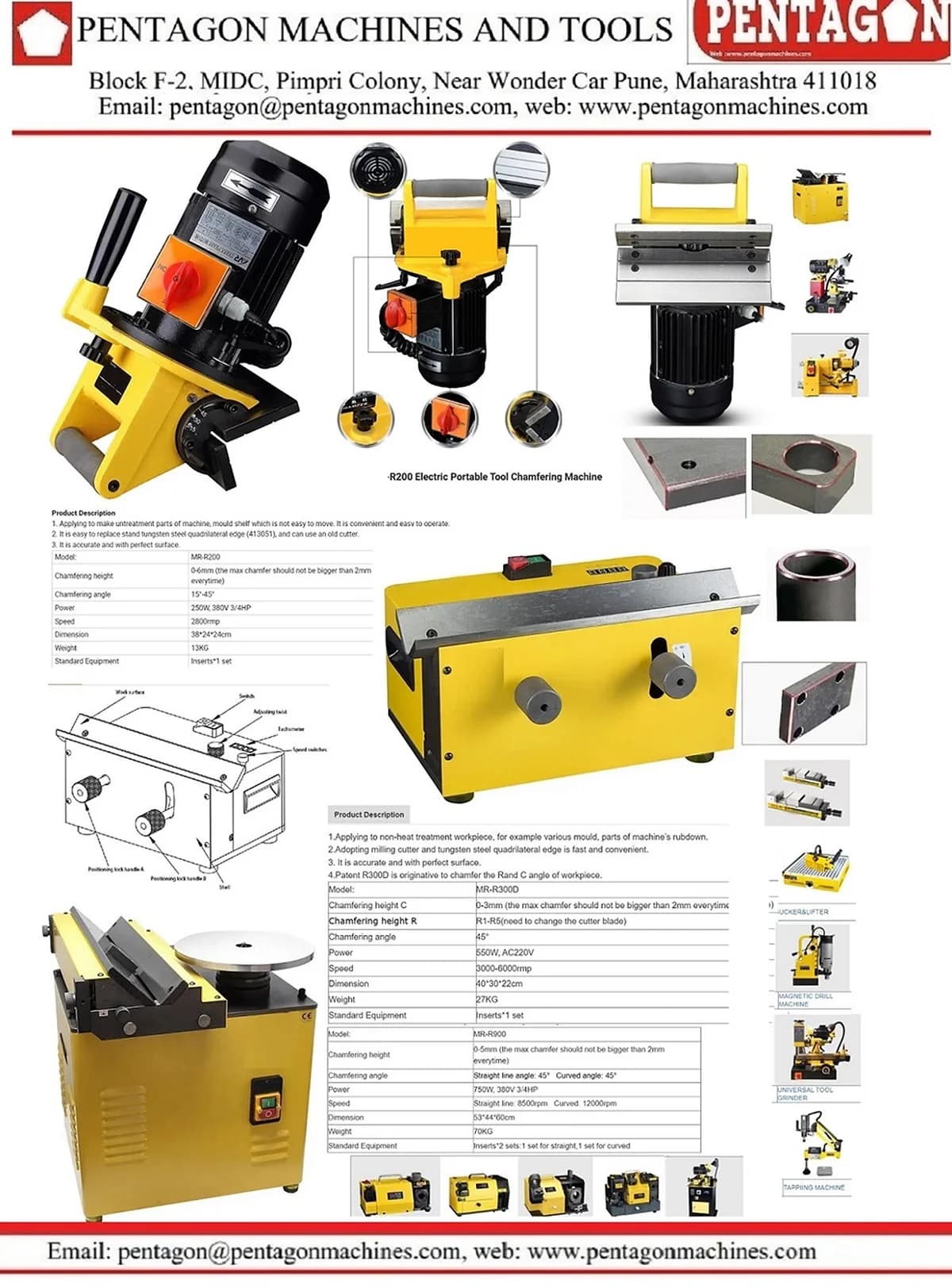 Portable Plate Beveling & Chamfering Machine for MS & SS Plates — image 3