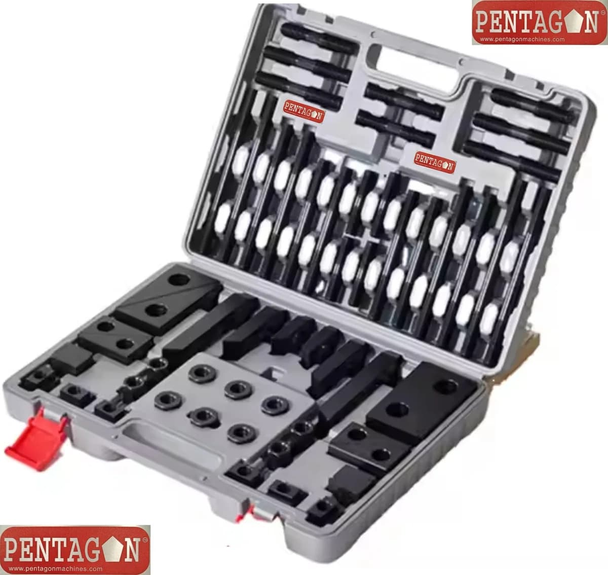 High Precision Steel Clamping Kit Set 0f 58 pcs — image 12