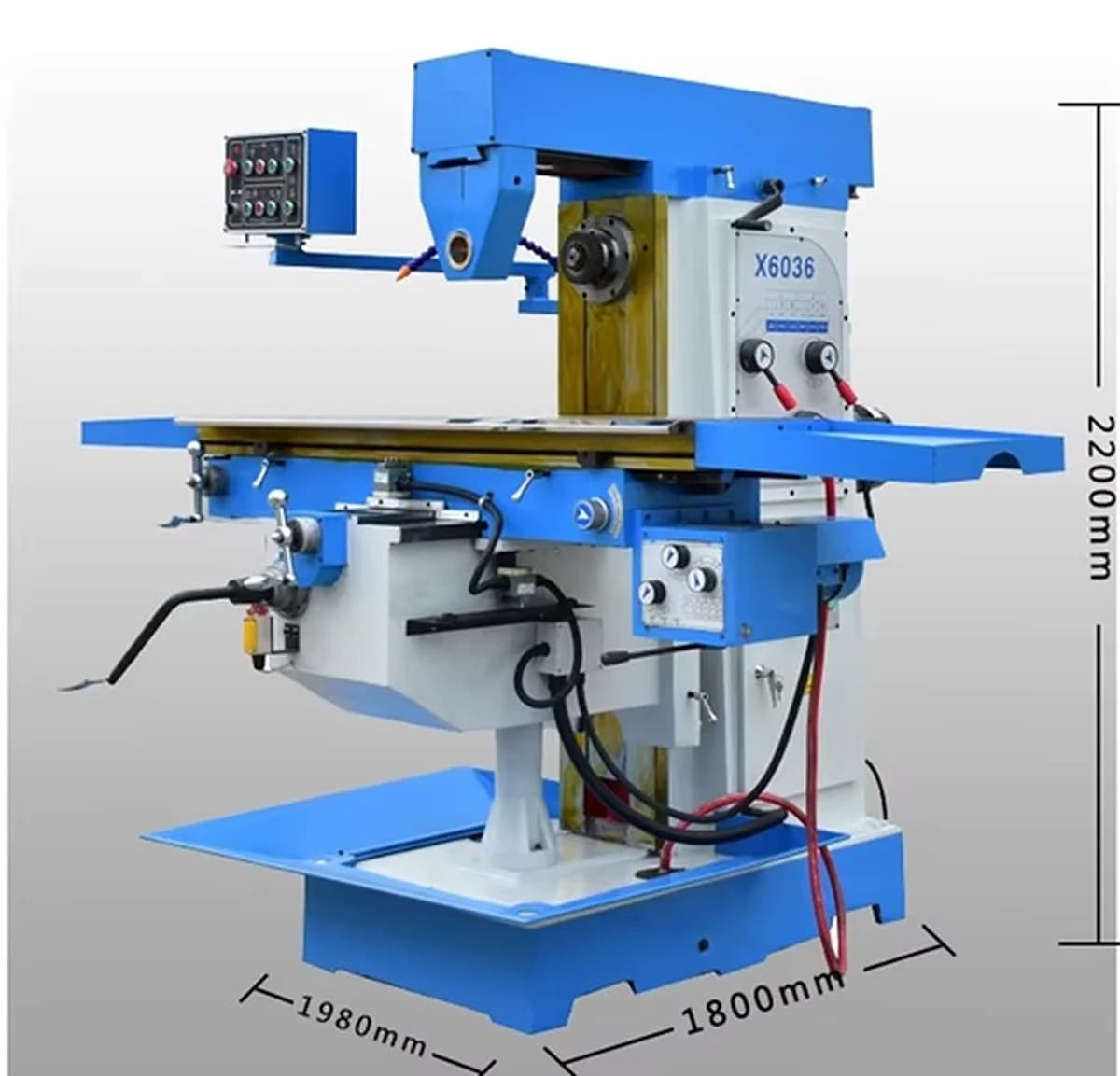 Horizontal Knee type Geared Head Milling Machine — image 1