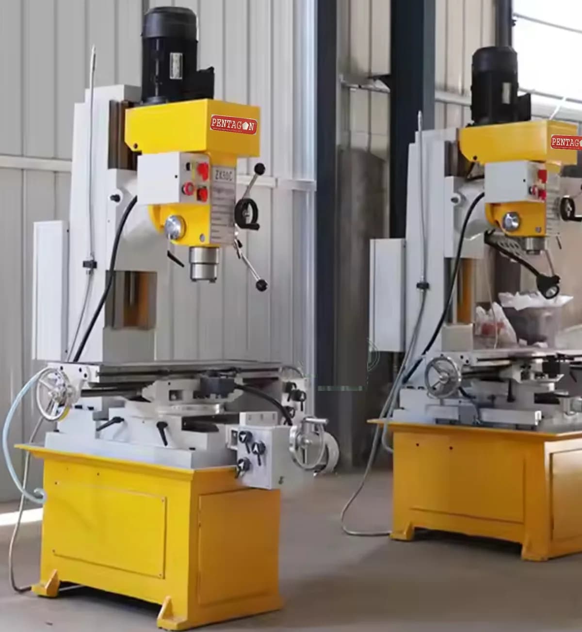 Geared Head Vertical Drilling cum Milling machine — image 2