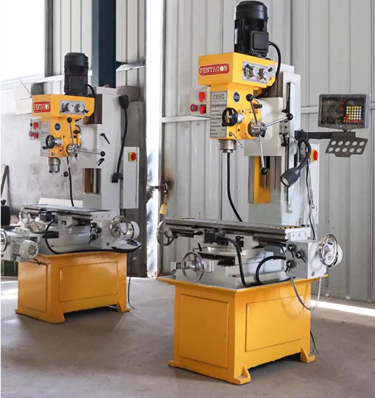 Geared Head Vertical Drilling cum Milling machine — image 3